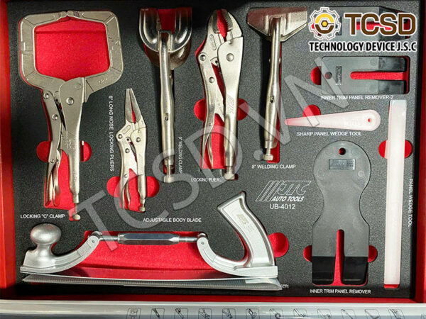 Bộ dụng cụ sửa chữa thân vỏ chuyên làm đồng 177 chi tiết JTC UB0177 - Hình ảnh 9