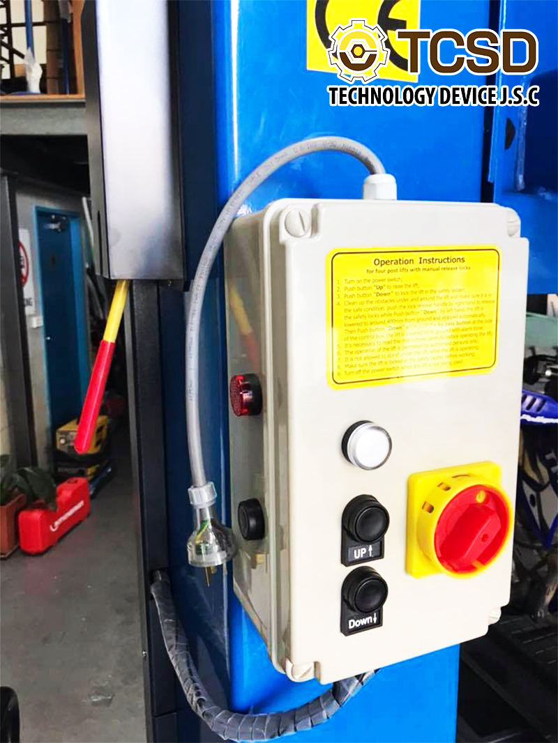 Cầu nâng 1 trụ đỗ xe di động Peak SML-3000-1