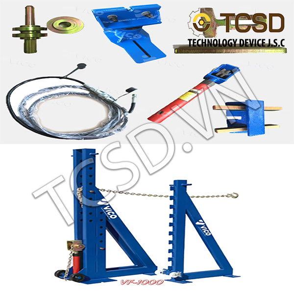 Bộ kéo nắn khung xe tai nạn lắp âm VICO VF 1100-4