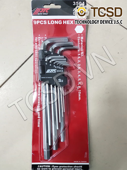Bộ lục giác 9 chi tiết JTC 3504-2