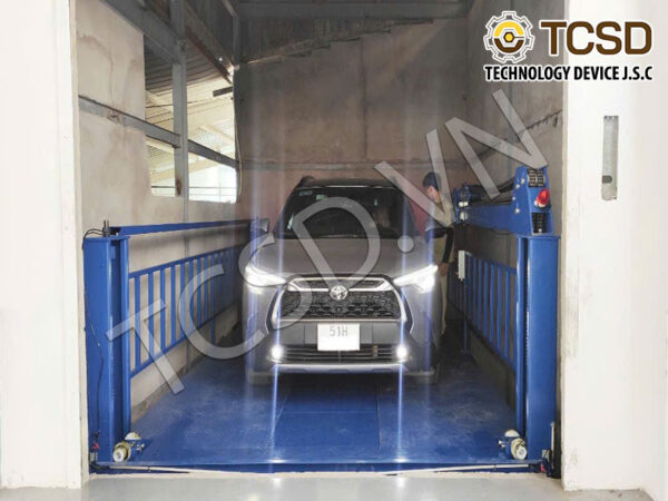 Cầu nâng vận thăng ô tô lên tầng QuingDao Mutrade FP-VRC - Hình ảnh 4