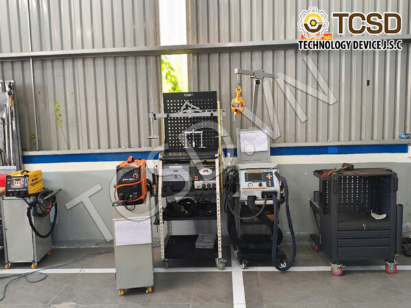 Máy hàn rút tôn sửa chữa thân vỏ xe nhôm Solary AL7E - Ảnh 7