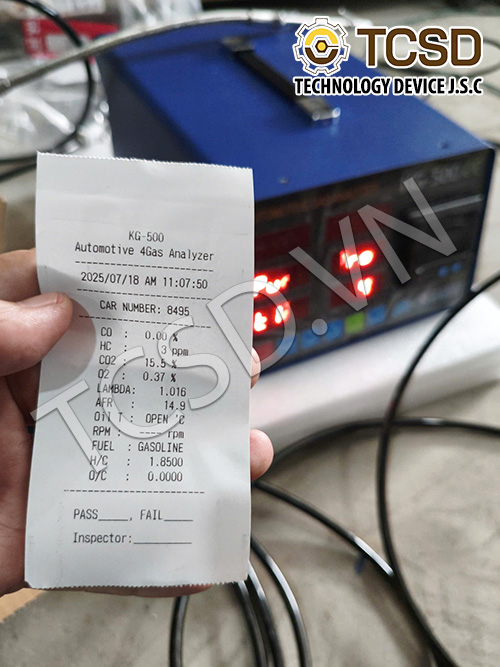 Máy kiểm tra nồng độ khí xả động cơ xăng Koeng KG-500-9