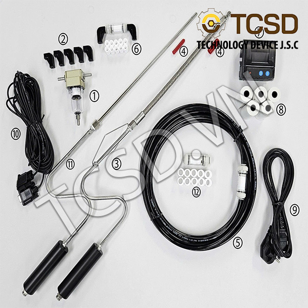 Phụ kiện Máy kiểm tra nồng độ khí xả động cơ xăng Koeng KG-500