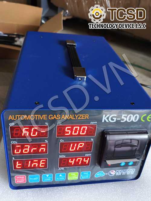 Máy kiểm tra nồng độ khí xả động cơ xăng Koeng KG-500-3