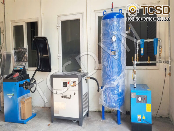 Máy nén khí trục vít 10 HP Pegasus TMPM-10HP - Hình ảnh 3