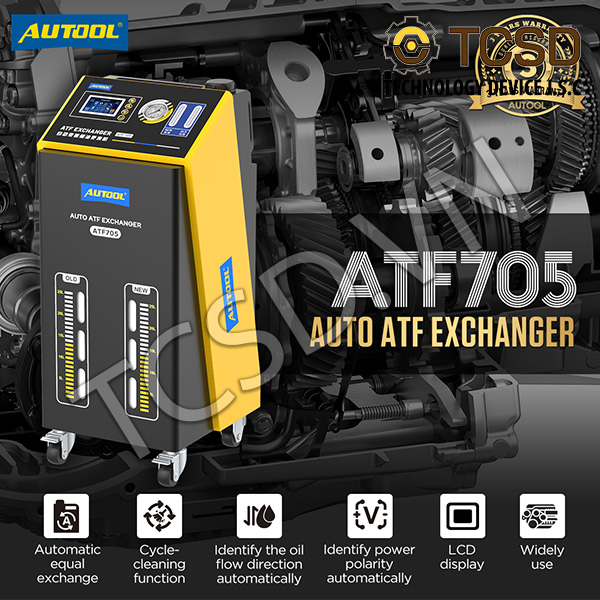 Máy thay dầu hộp số tự động tuần hoàn Autool ATF-705-2