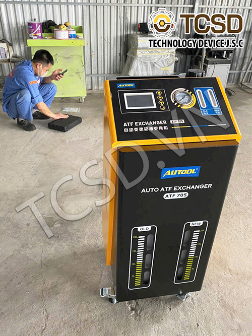 Máy thay dầu hộp số tự động tuần hoàn Autool ATF-705-7