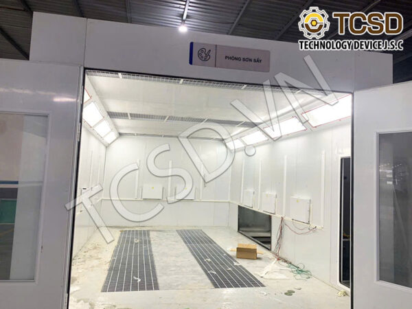 Phòng sơn sấy hồng ngoại ô tô TCSD PSS - Hình ảnh 5