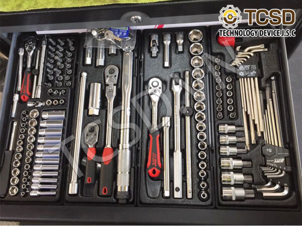 Tủ đồ nghề 7 ngăn kèm 344 chi tiết JTC 3931+344 - Hình ảnh 5