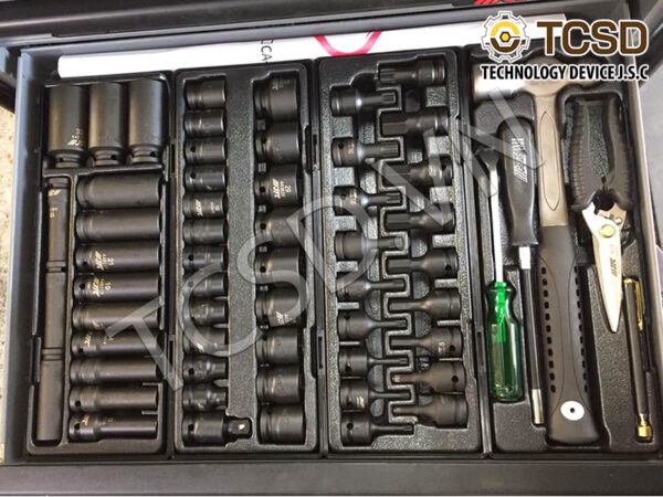 Tủ đồ nghề 7 ngăn kèm 344 chi tiết JTC 3931+344 - Hình ảnh 4