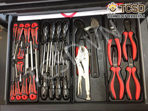 Tủ đồ nghề 7 ngăn kèm 344 chi tiết JTC 3931+344 - Hình ảnh 6