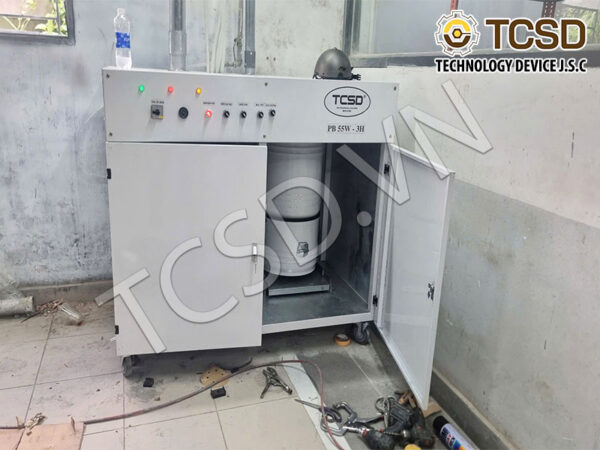 Tủ hút bụi matit trung tâm tự động 5.5HP TCSD